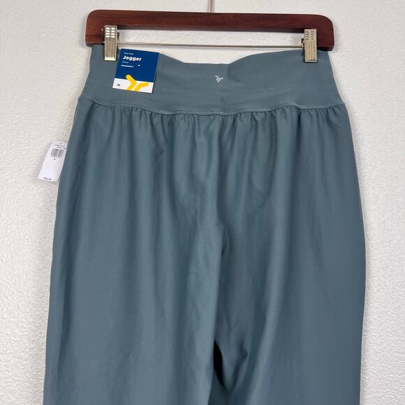 Old Navy Performance Ankle Joggers NWT Women’s Medium Teal Zip Pocket High Rise - Picture 6 of 7